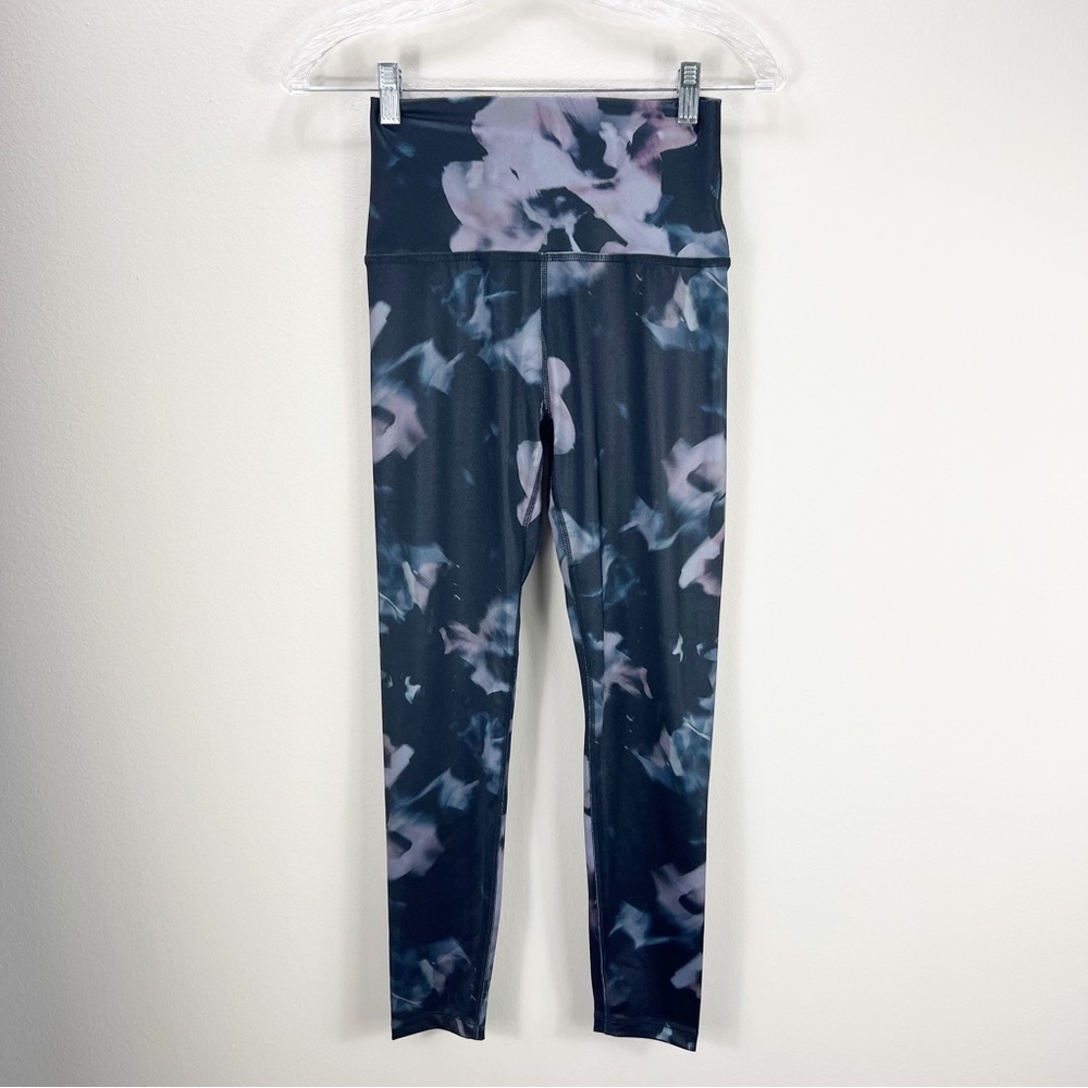 Beyond Yoga Lux Print High Waisted Midi Leggings Dark Floral Size Small S